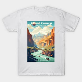 Grand Canyon National Park Travel Poster T-Shirt